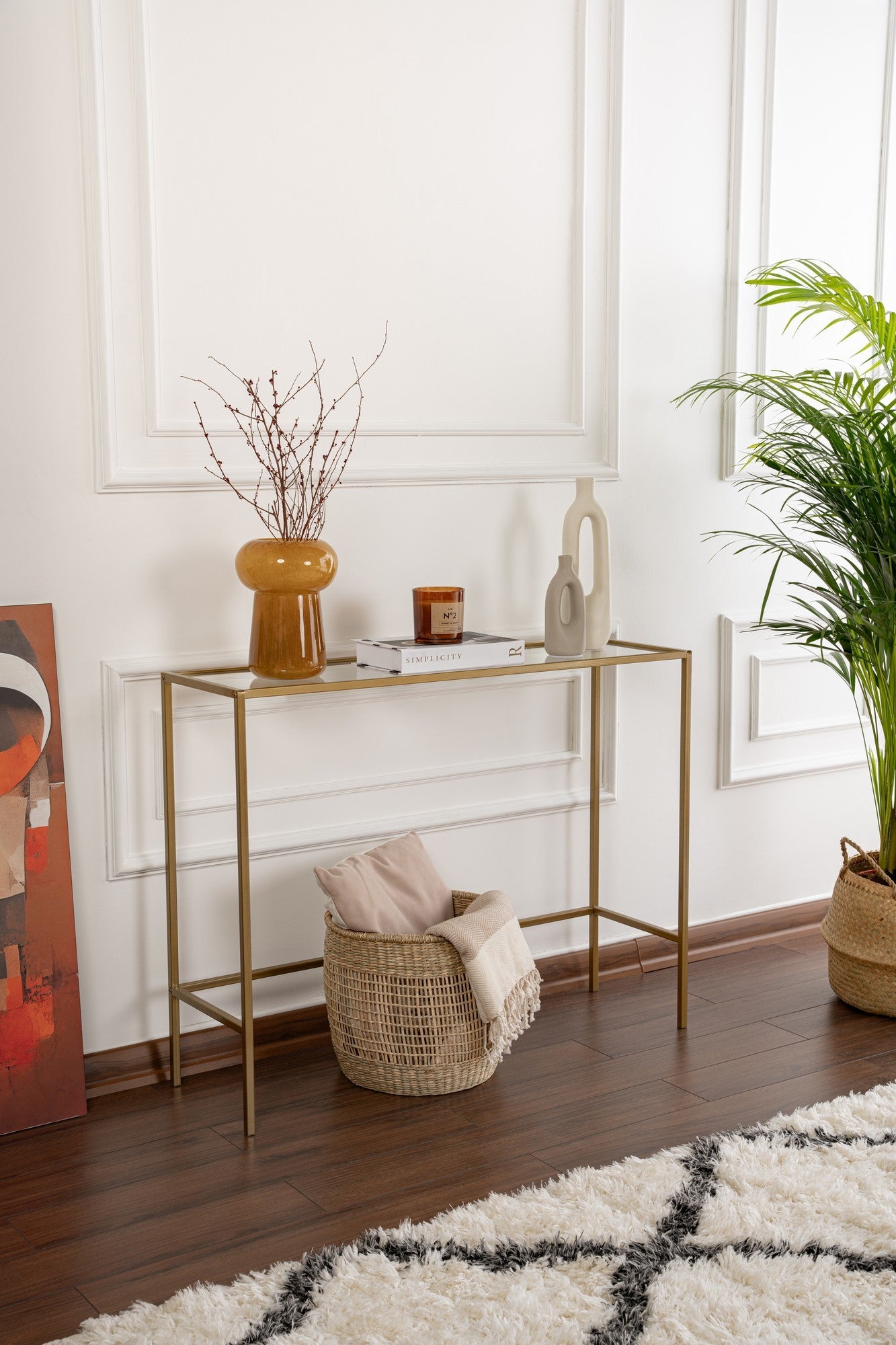 Canvas Console Table