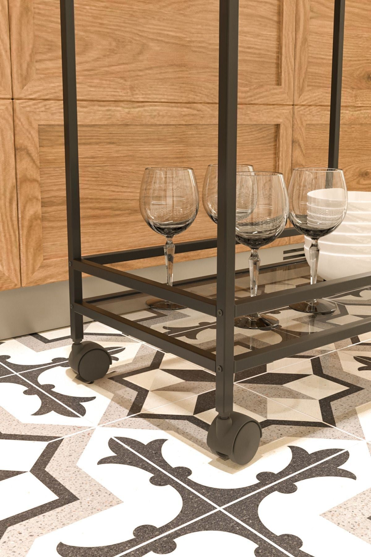 Vortex Kitchen Cart