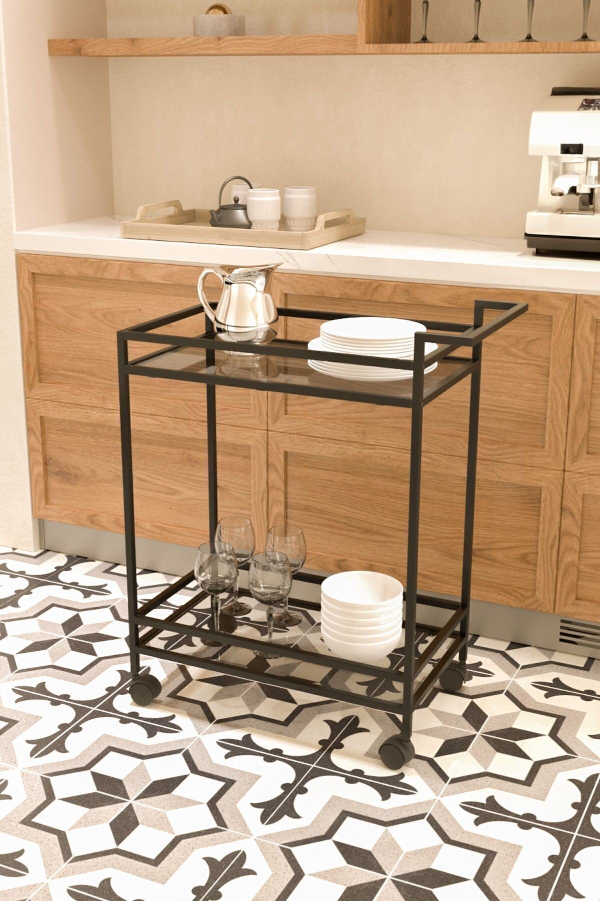 Vortex Kitchen Cart