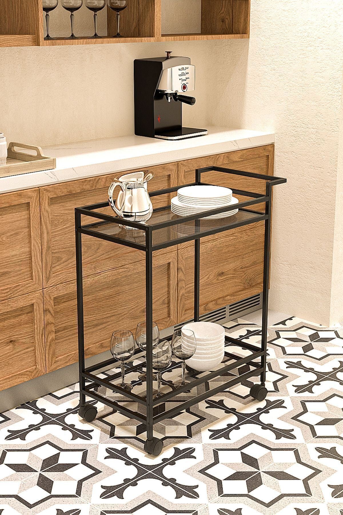 Vortex Kitchen Cart